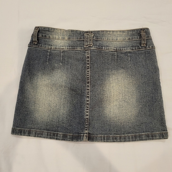 Women's Denim Mini Skirt Casual Blue Jean Skirts Stretch Size 30 - Picture 10 of 10